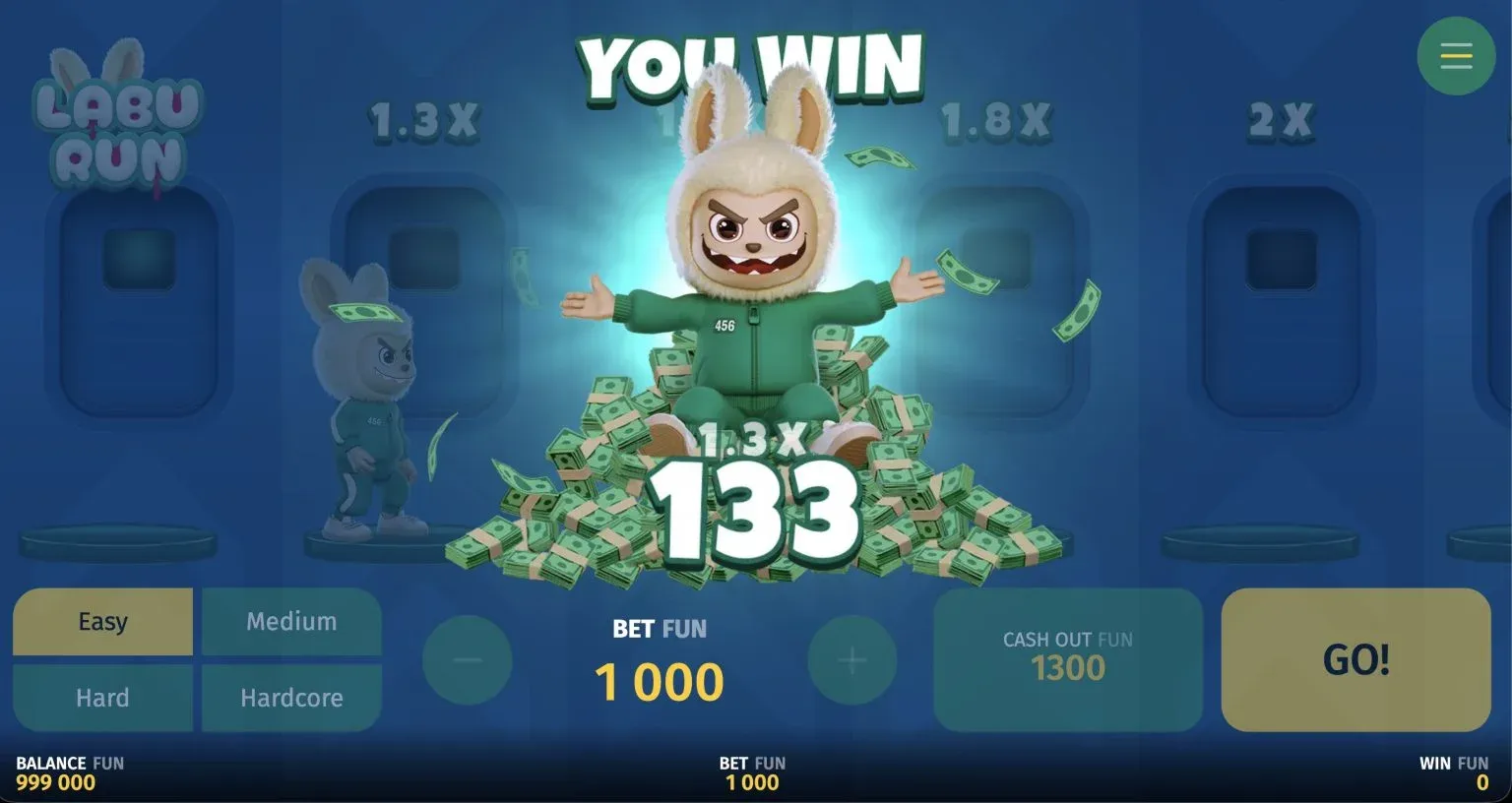 porcentaje de retorno Labu Run